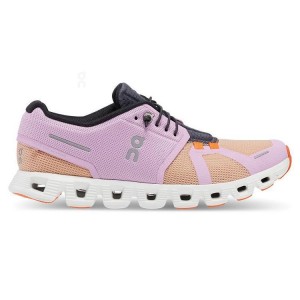 On Cloud Cloud 5 Push Joggesko Dame Lilla Oransje | NO_ON8786