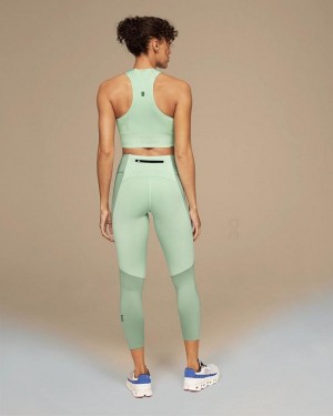 On Cloud Performance 7/8 Leggings Dame Grønn | NO_ON8805