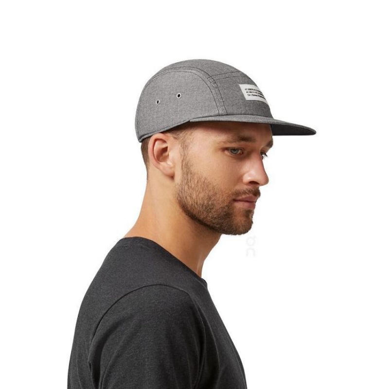 On Cloud 5 Panel Caps Herre Grå | NO_ON9029