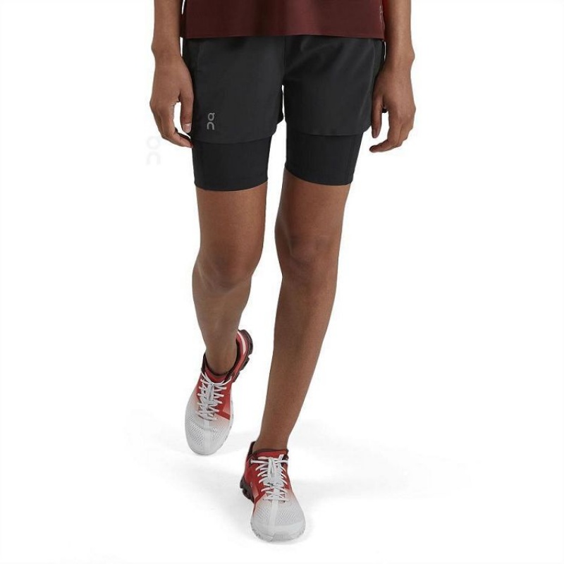 On Cloud Active Shorts Dame Svarte | NO_ON8561