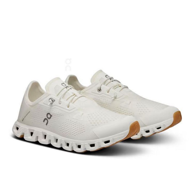 On Cloud Cloud 5 Coast Joggesko Dame Hvite | NO_ON9030