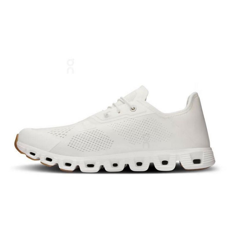 On Cloud Cloud 5 Coast Joggesko Herre Hvite | NO_ON8753