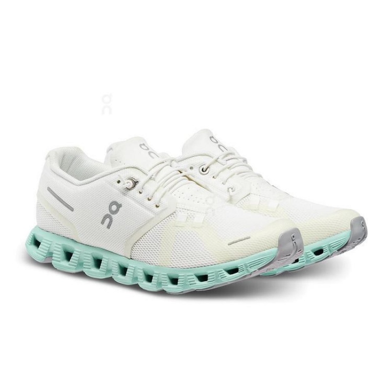 On Cloud Cloud 5 Joggesko Dame Beige Turkis | NO_ON8713