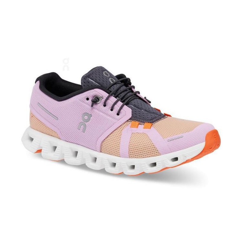 On Cloud Cloud 5 Push Joggesko Dame Lilla Oransje | NO_ON8786