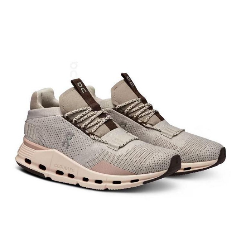 On Cloud Cloudnova Joggesko Dame Beige | NO_ON8369