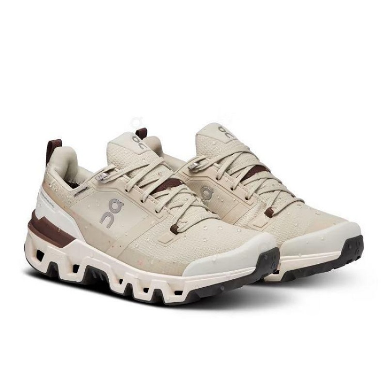 On Cloud Cloudwander Vanntette Fjellsko Dame Beige | NO_ON8668