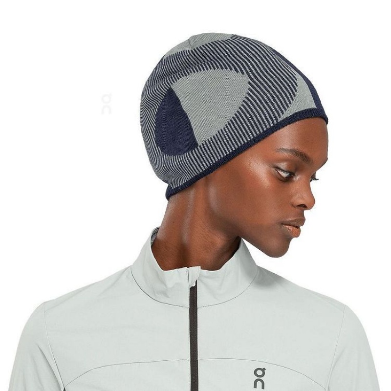 On Cloud Explorer Merino Beanie Dame Marineblå | NO_ON8597