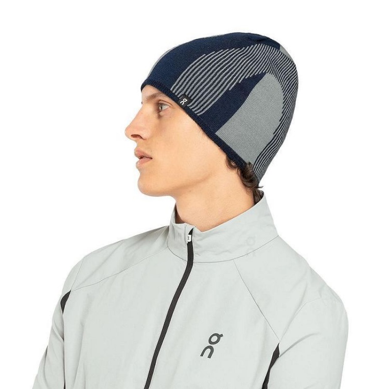 On Cloud Explorer Merino Beanie Herre Marineblå | NO_ON8279