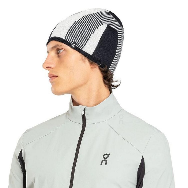 On Cloud Explorer Merino Beanie Herre Svarte Hvite | NO_ON8887