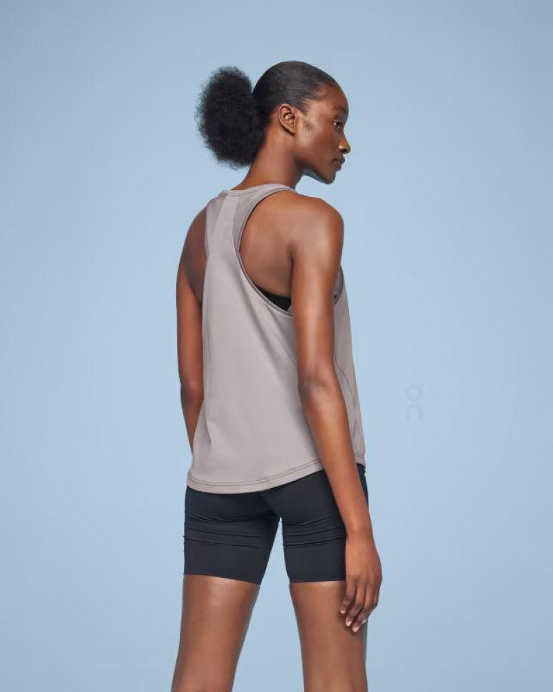 On Cloud Focus Tank Top Dame Grå | NO_ON8536