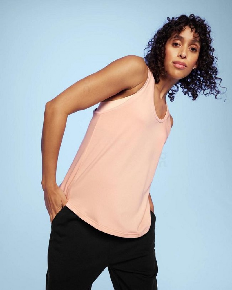 On Cloud Focus Tank Top Dame Rosa | NO_ON8852