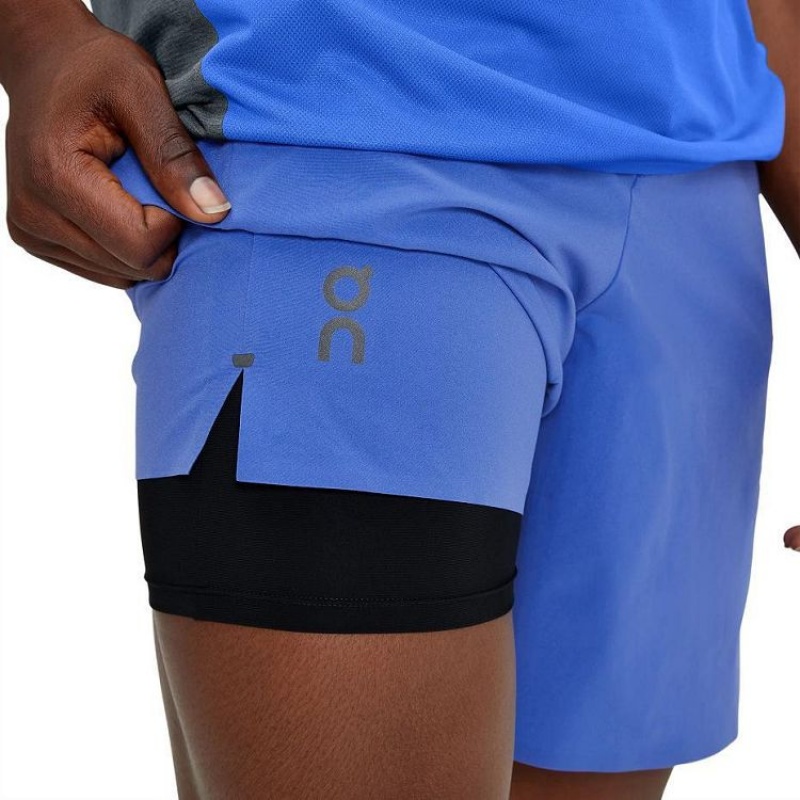 On Cloud Hybrid Shorts Herre Blå | NO_ON9075