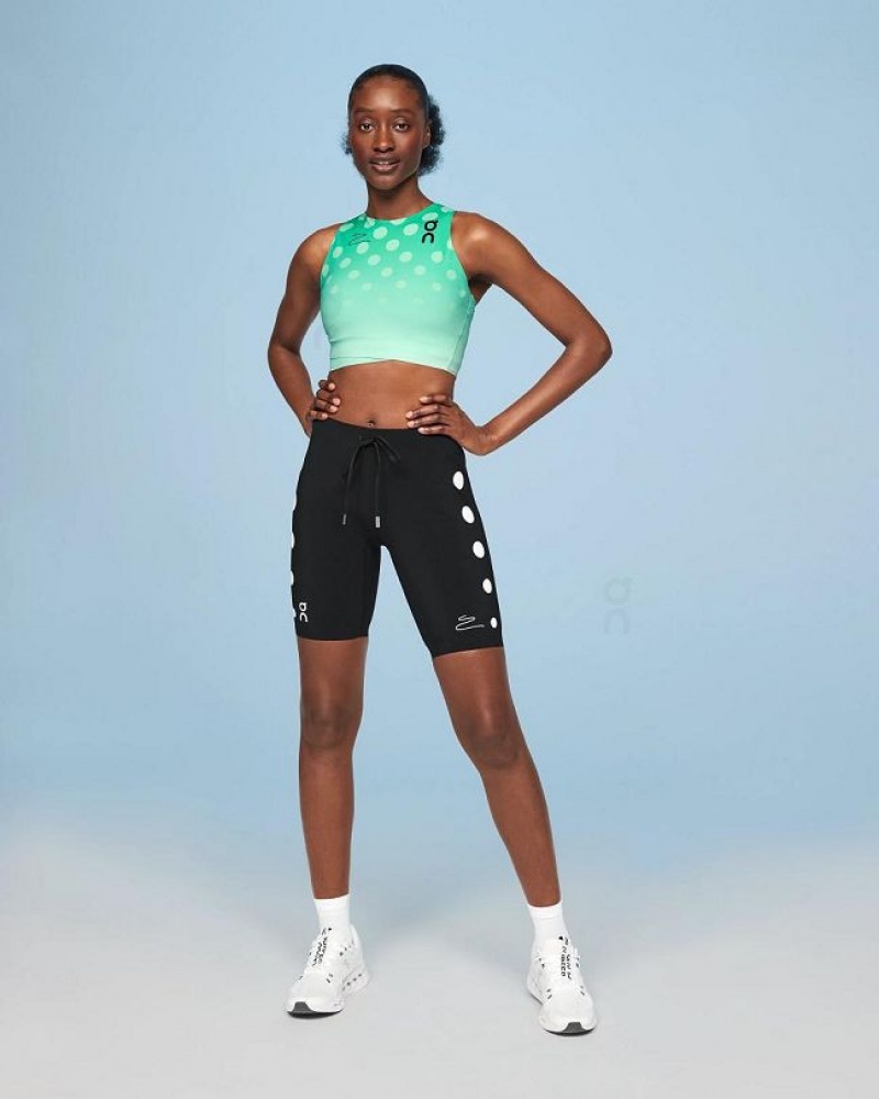 On Cloud Marathon Tight Distance Shorts Dame Svarte | NO_ON8350