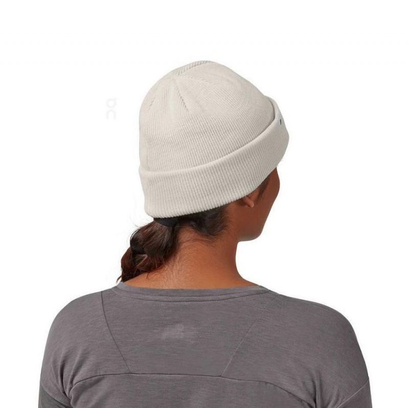 On Cloud Merino Beanie Dame Beige | NO_ON8165