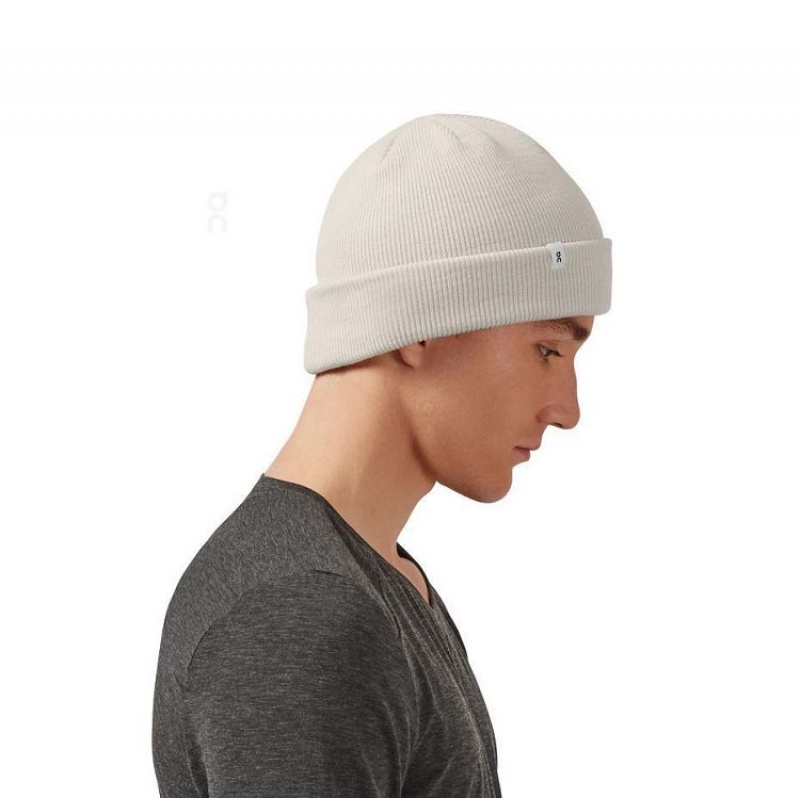 On Cloud Merino Beanie Dame Beige | NO_ON8165