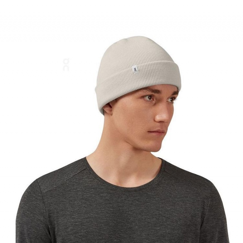 On Cloud Merino Beanie Dame Beige | NO_ON8165