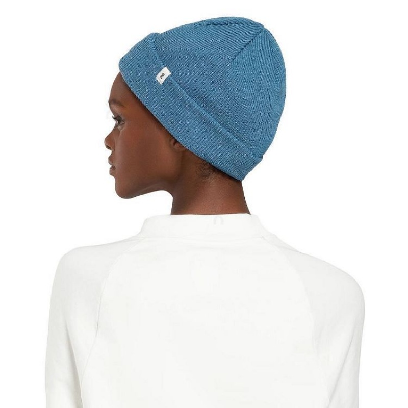 On Cloud Merino Beanie Dame Blå | NO_ON9141