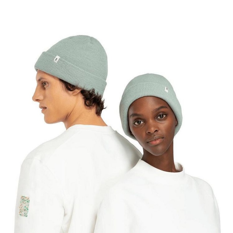 On Cloud Merino Beanie Dame Grønn | NO_ON8781