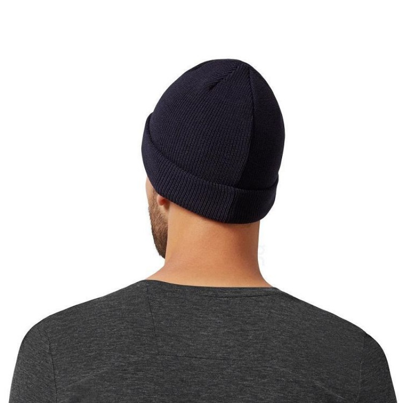 On Cloud Merino Beanie Herre Marineblå | NO_ON9111