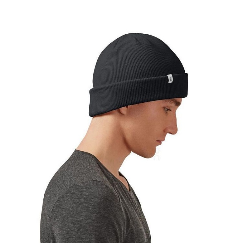 On Cloud Merino Beanie Herre Svarte | NO_ON8251