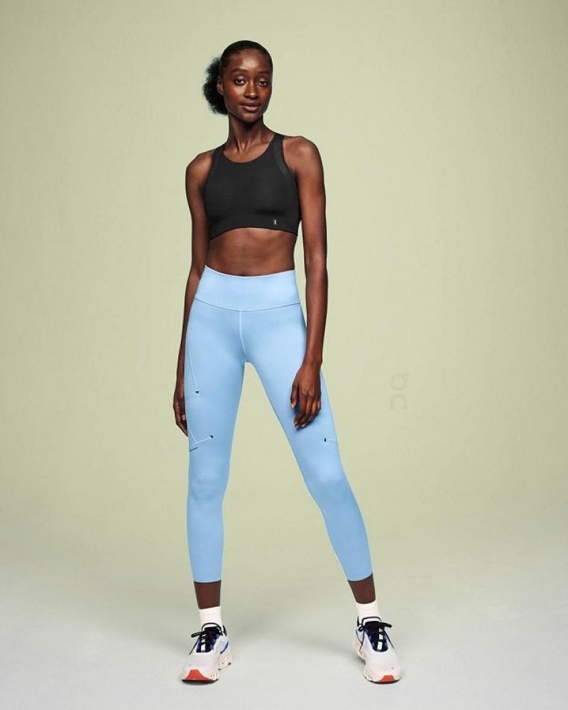 On Cloud Performance 7/8 Leggings Dame Blå | NO_ON8254