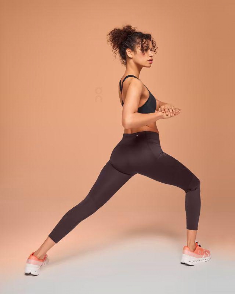 On Cloud Performance 7/8 Leggings Dame Brune | NO_ON8739