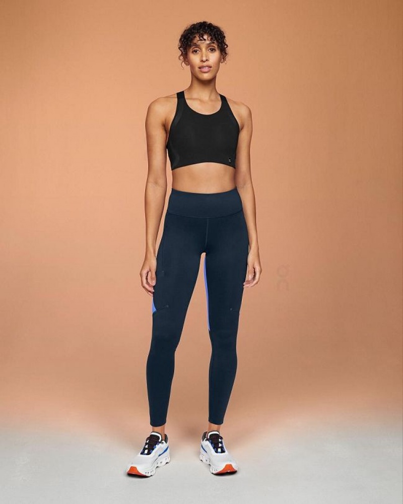 On Cloud Performance Leggings Dame Marineblå | NO_ON8412