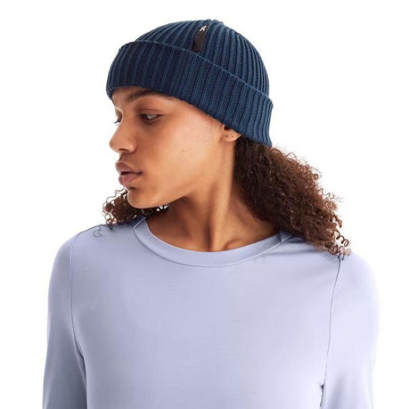 On Cloud Studio Beanie Herre Marineblå | NO_ON8669