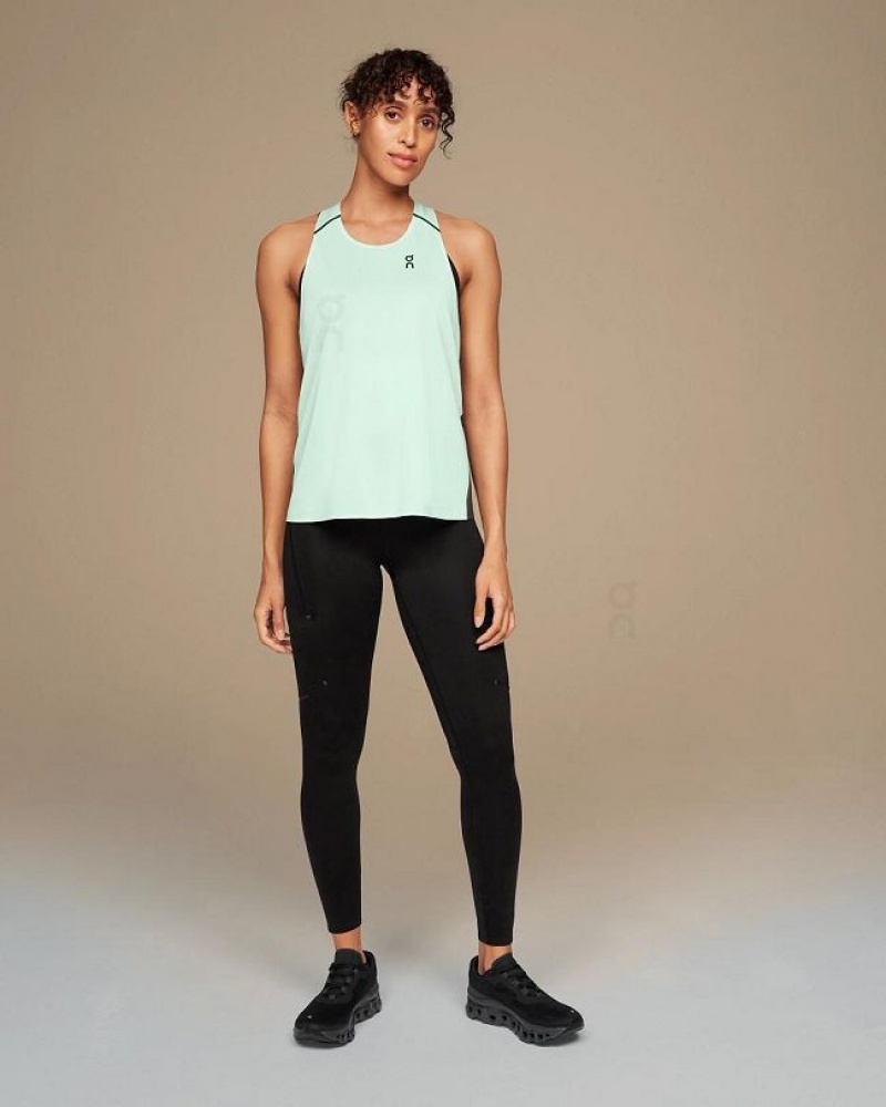 On Cloud Tank-T Tank Top Dame Grønn | NO_ON8423