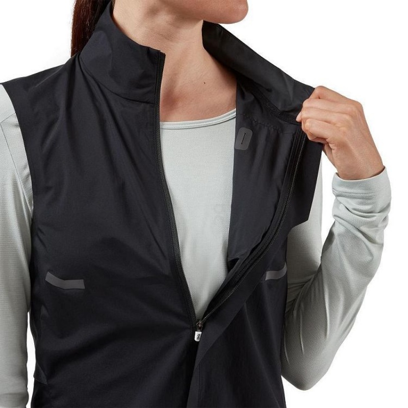 On Cloud Weather Vest Jakker Dame Svarte | NO_ON8645